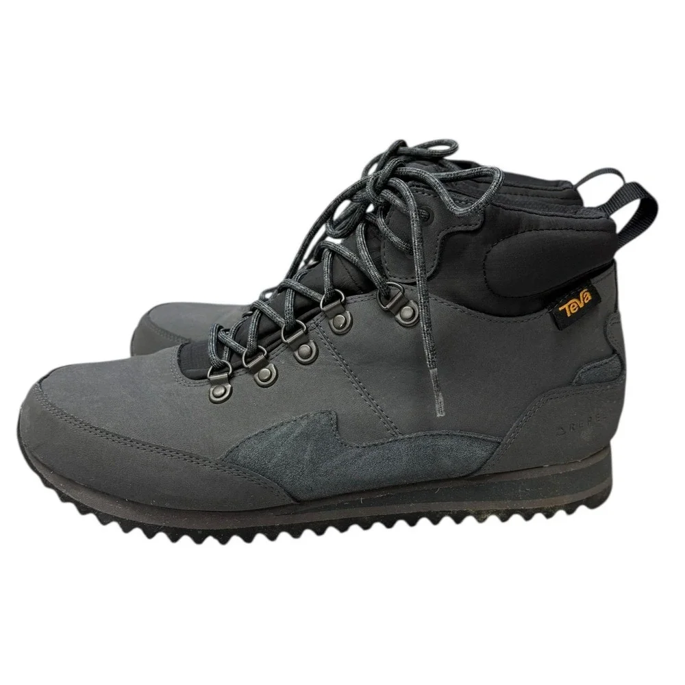 Teva Men's Freeside Rapid Repel Waterproof Hiking Boot Gull Grey Outdoor 12